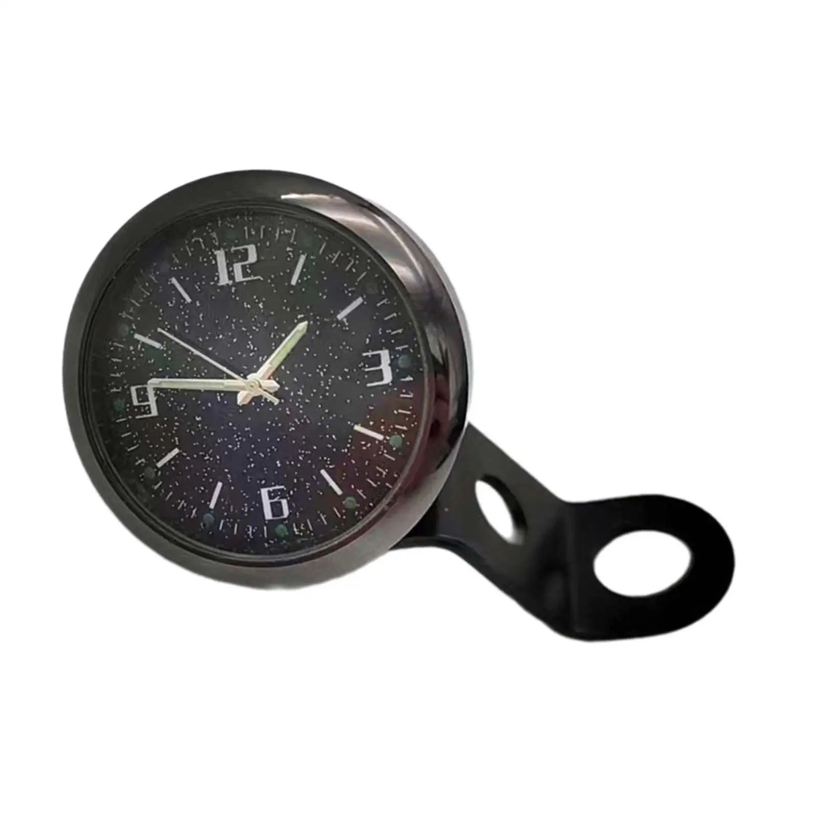 Motorbike Handlebar Clock Handlebar Mount Clock Dial Clock Decorative Motorcycle Handlebar Watch Easy to Install Safe Shockproof