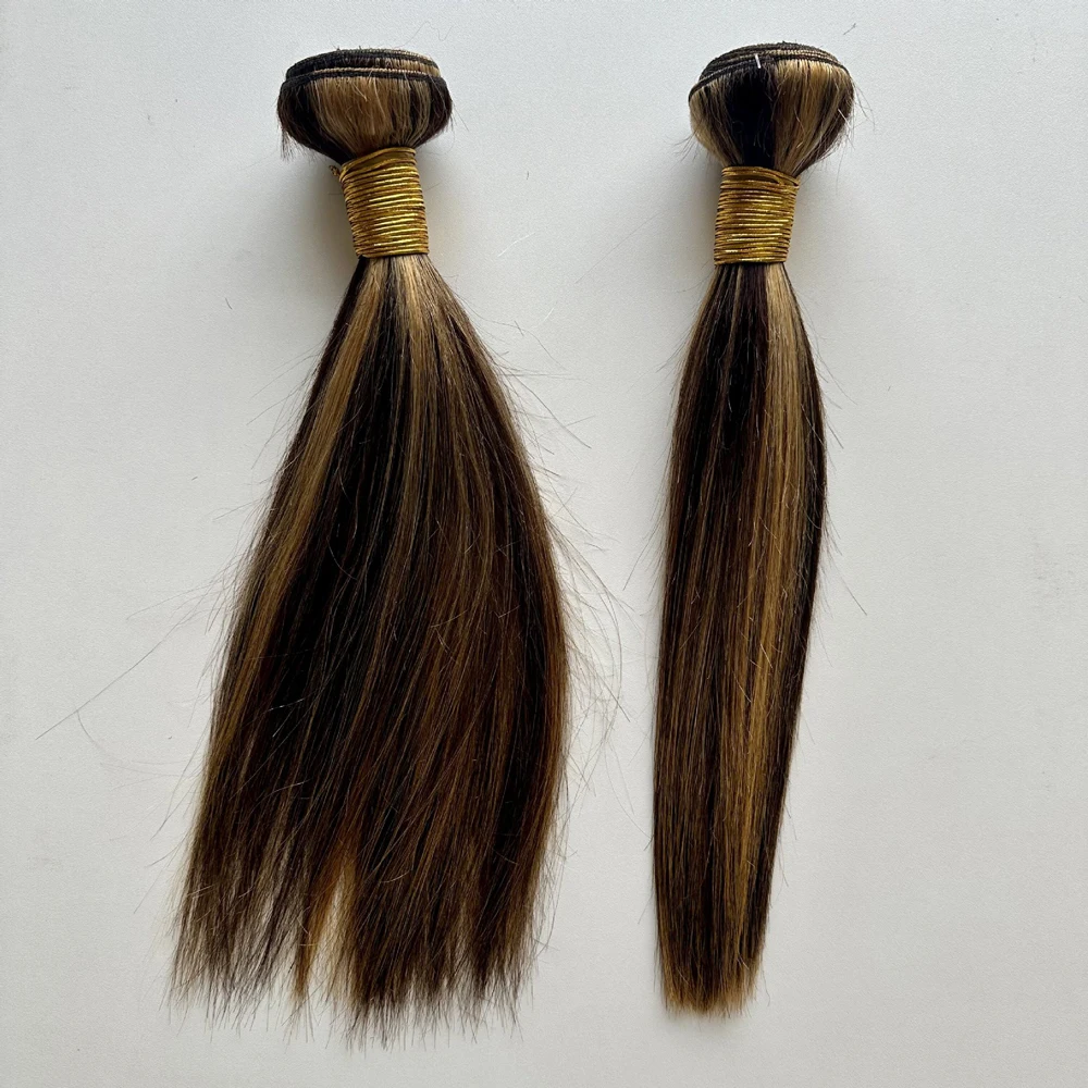 1/2/3PCS P427 스트레이트 바디 웨이브 인간의 머리카락 번들 100 그람/PC 더블 위사 헤어 익스텐션 브라질 버진 헤어 풀 엔드