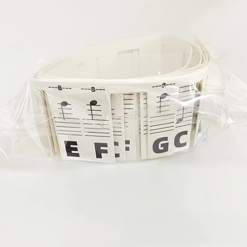 ملصق ملاحظة البيانو - ملصق مساعد خاص لمبتدئين البيانو - ملصقات ملاحظات بيانو مكونة من 88 مفتاحًا قابلة للفصل وإعادة الاستخدام