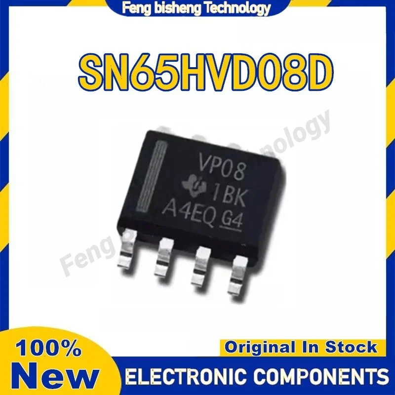 

10PCS SN65HVD08D SN65HVD08DR SN65HVD08 SOP-8 IC In Stock