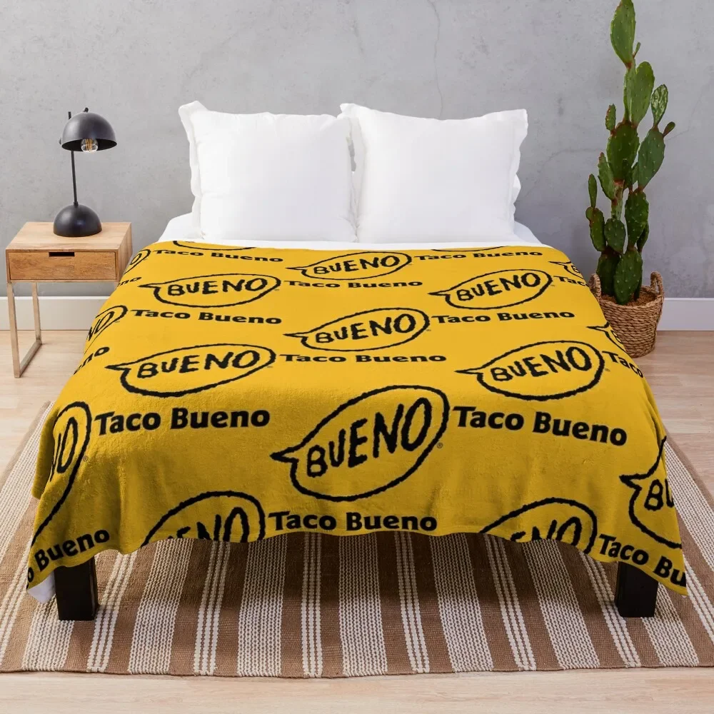 Taco Bueno (Mexican Grill) Throw Blanket Baby decorative fluffy Flannel Fabric Blankets