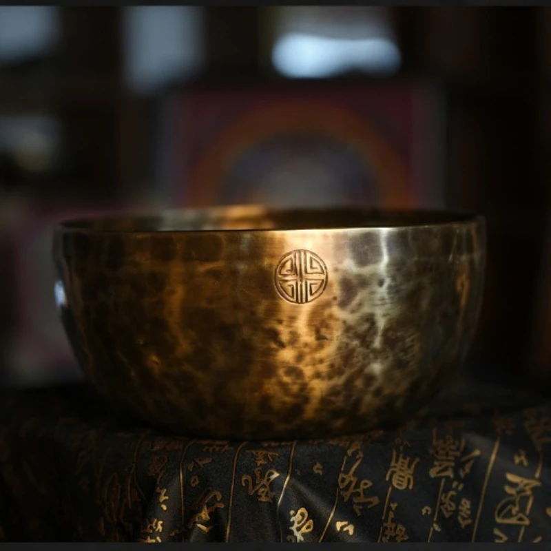 Nepal Singing Bowl Full Moon Singing Bowls Set Complete Meditation Diapason Sound Healing Copper Musical Percussion Instruments