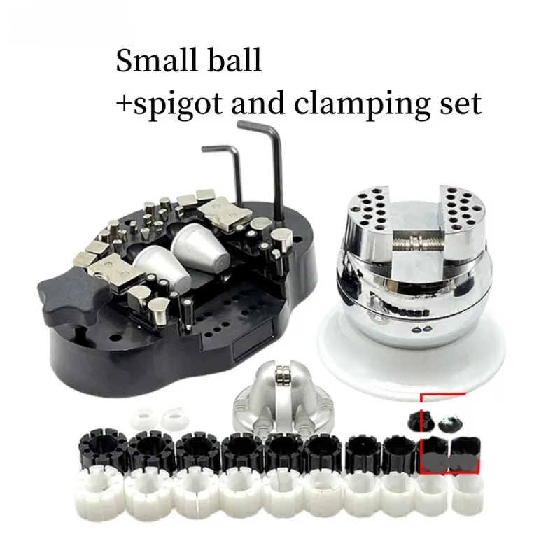 2.5kg Jewelry Equipments Mini Engraving Ball Vise Tool Block Ring Setting Tools Diamond Stone Setting With Full Attachment