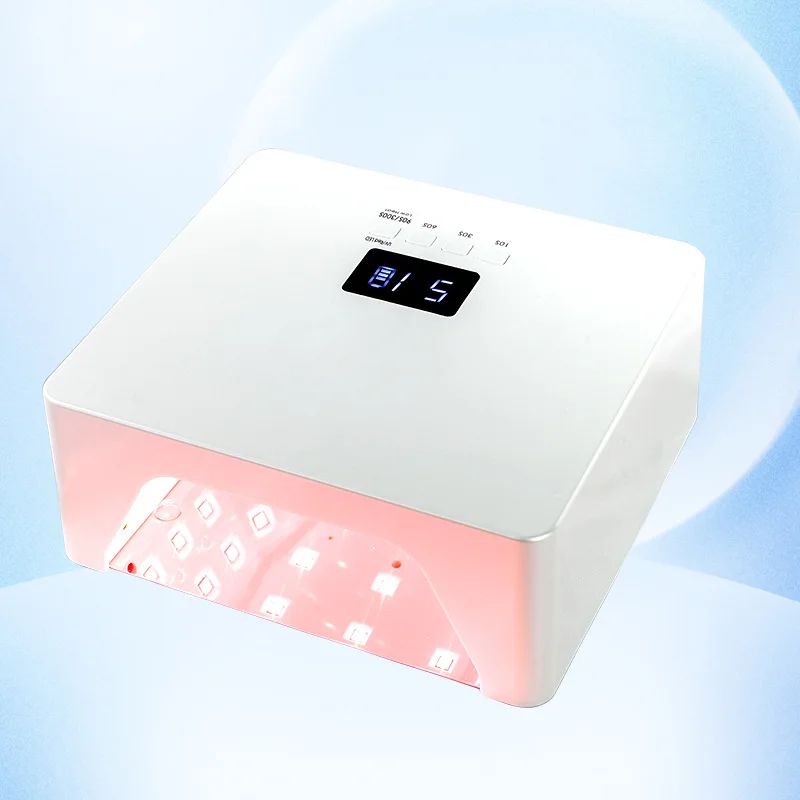 Red light whitening nail art baking lamp high power fast curing nail polish glue nail art lamp UV machine high power