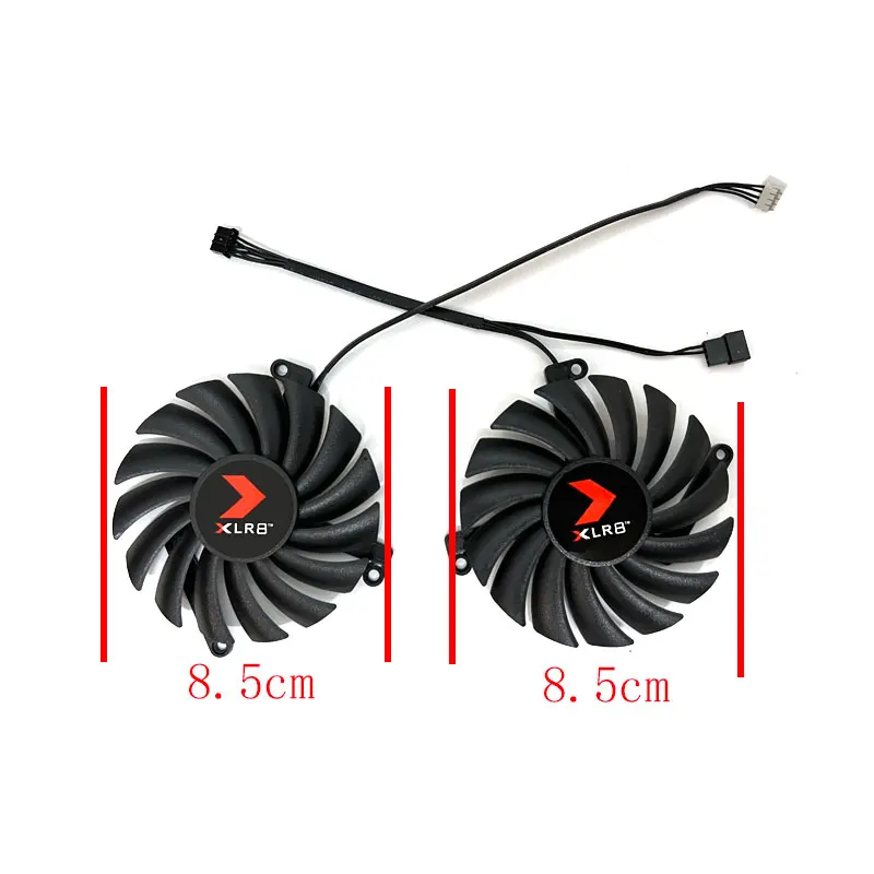 85MM New For PNY GeForce RTX3060 3060ti VERTO Dual Fan Graphics Card Replacement Fan CF-12910S