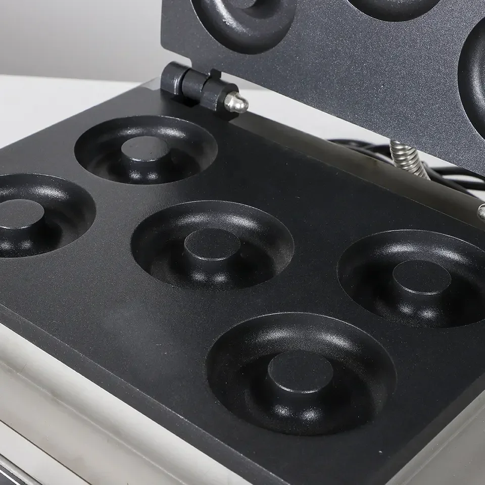 Automatic Commercial Electric Donuts Making To Non Stick Waffle Mini Doughnut Baker Donut Maker Machines For Snack Bar