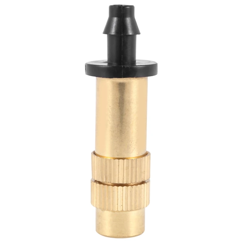 

BYBS-30Pcs Watering Nozzle Adjustable Copper Irrigation Water Fog Sprinkler Head Mini Misting Greenhouse Accessories