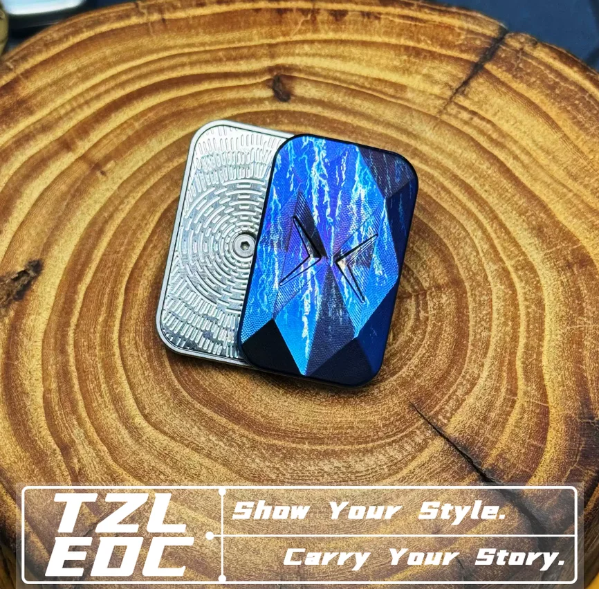 EDC Finger-tip card pushing Unlimited Fidget Pushing Slider Slide Fidget Toy Stress Relief Toy Fidget Sppiner