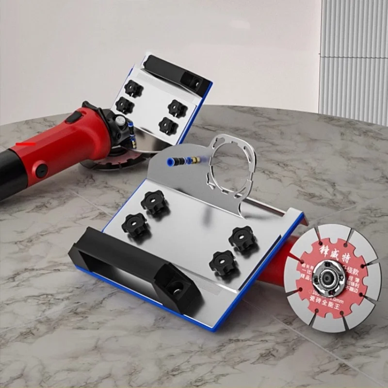 แบบพกพา 45 °   เครื่องเจียรเซรามิกสำหรับงานไม้และช่างก่ออิฐ เครื่องมือลบคม/กันชนอเนกประสงค์