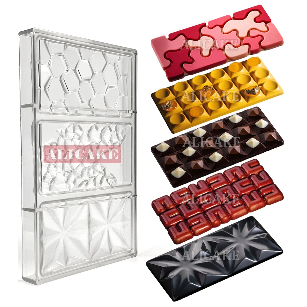 Forma do czekolady Narzędzia do pieczenia ciasta dla piekarza Poliwęglanowe czekoladki Bar Bonbons Formy do pieczenia ciasta Forma do słodyczy