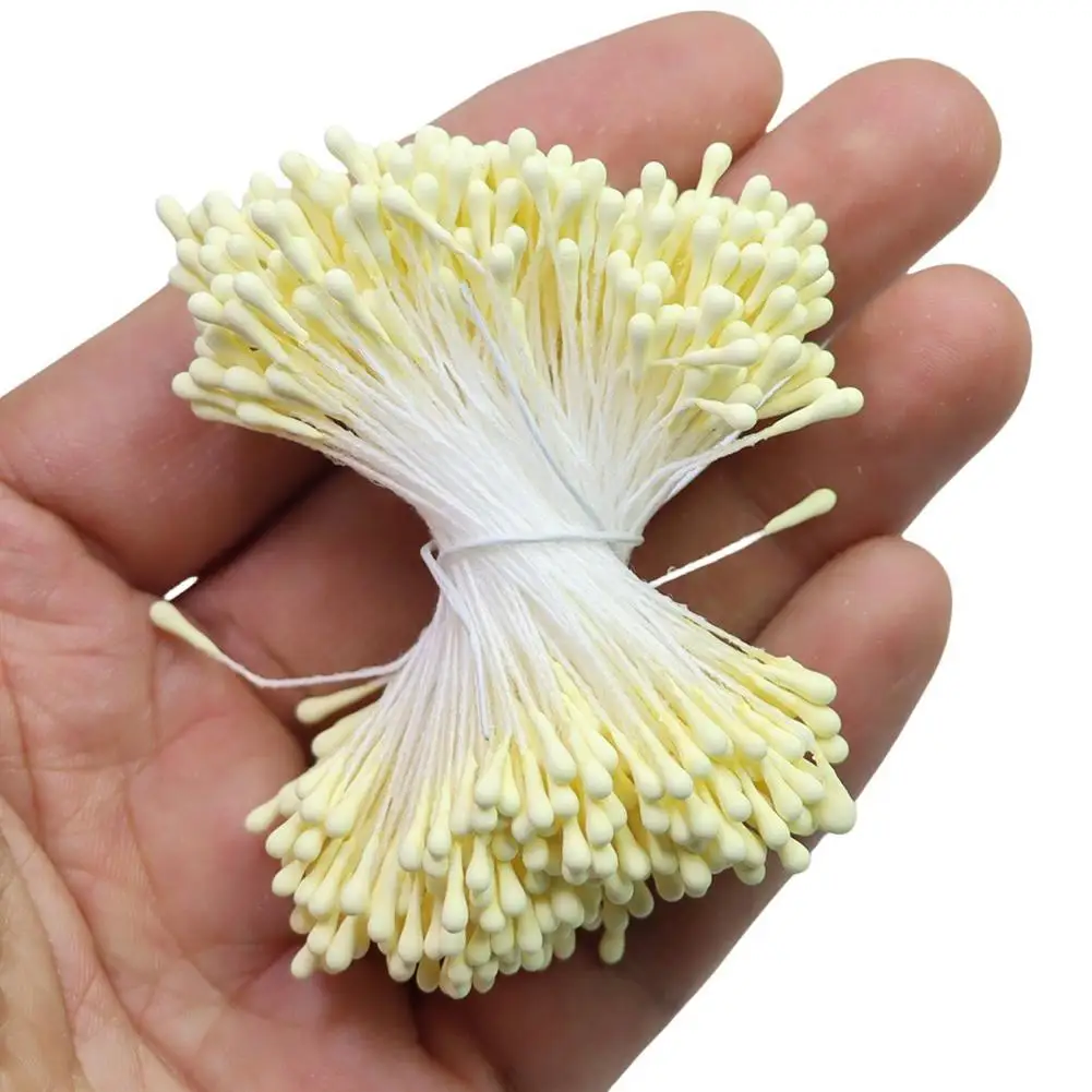 2mm Chenille-Stiele Künstliche Blumenstiele Mini-Zubehör DIY Hochzeit Blumendekoration 390 Stück Perlen-Dekoration für Zuhause und Partys Pi N9K4 – Detail 5