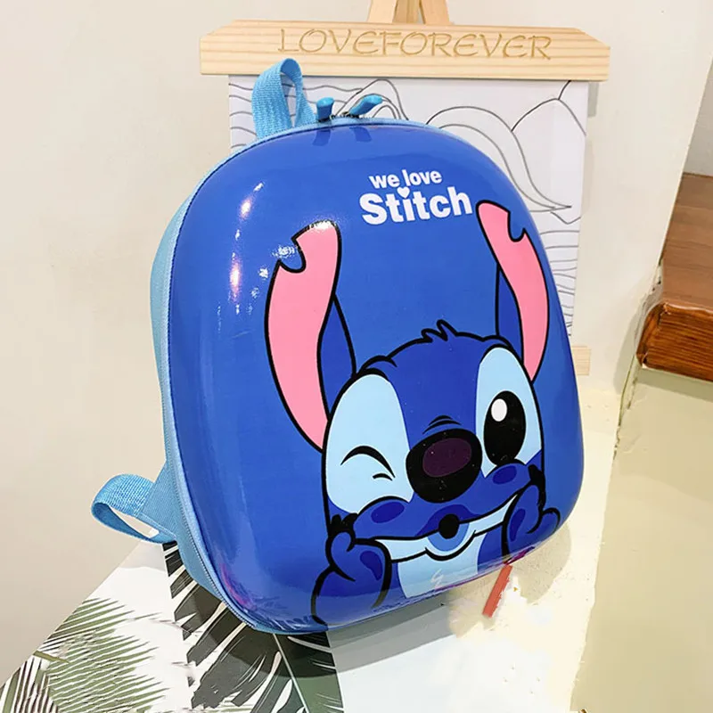 

Disney Anime Lilo & Stitch Children Backpack Eggshell Bag Kindergarten Schoolbag Hard Shell Bag Cartoon Kids Gifts