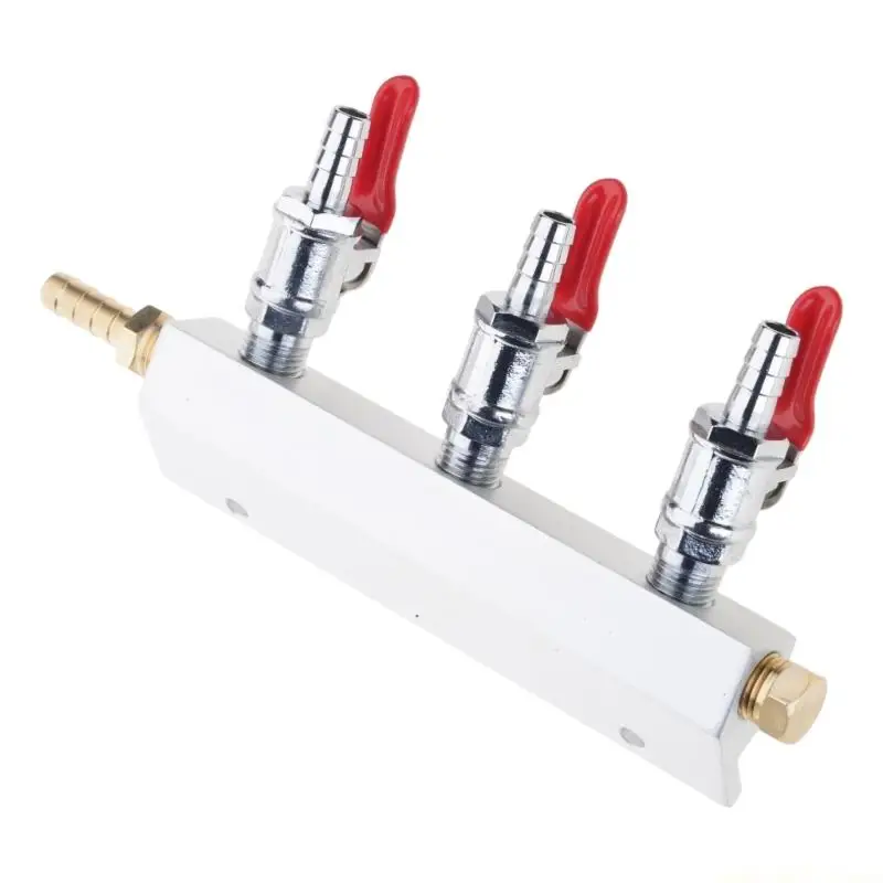 

QX2E Надежный блок распределения CO2 1/4 дюйма для домашнего пивоварения и баров