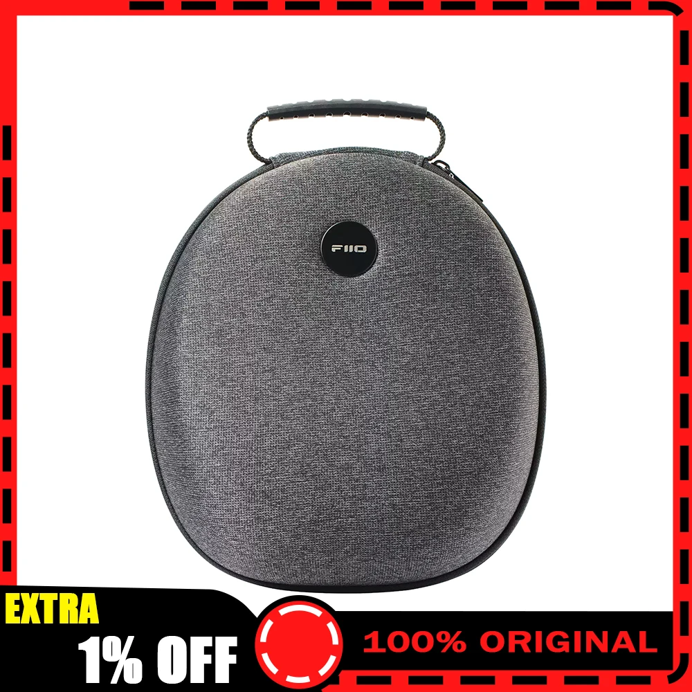 FiiO Nest Cans Portable storage bag Wired headset storage bag High elastic EVA lining Customized dazzling linen fabric shell