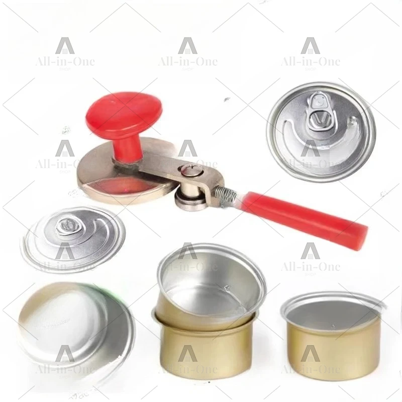 Molecular Cuisine Creativity Creates Tableware Fish Roe Boxes Food Empty Cans Sealed Aluminum Cans Manual Sealing Machine