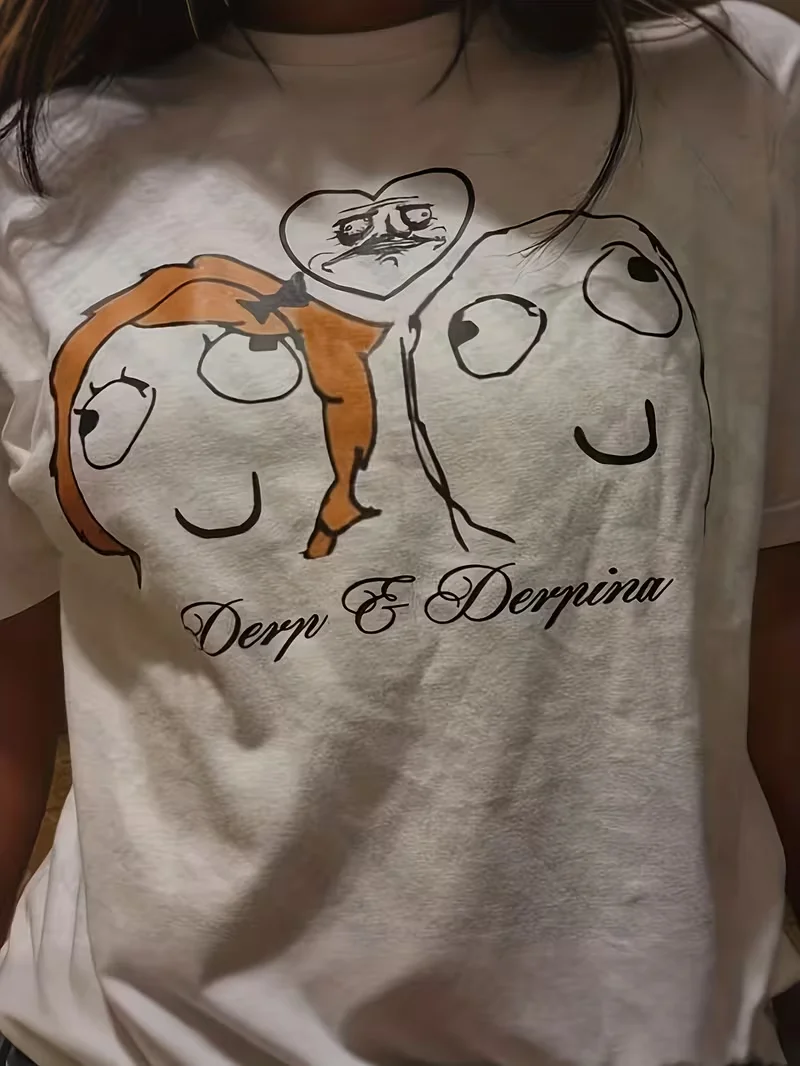 

Cool Girl Y2k Aesthetic Women Gothic Streetwear Tees 2000s Vintage Fashion Casual Short Harajuku Sleeve T-Shirt Clothes Summer