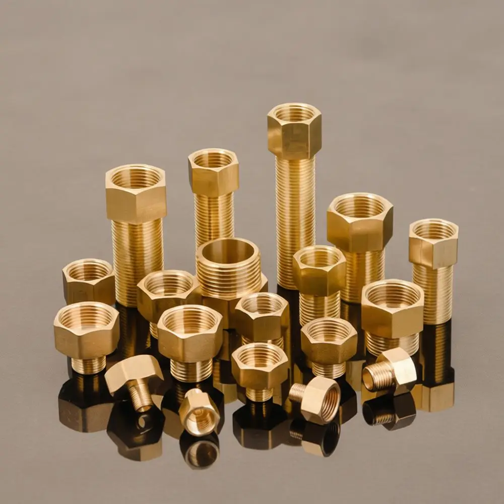 Brass Reducing Connector Female To Male Thread Fitting For Commercial Truck Air Circuit System Pipe Repair Parts