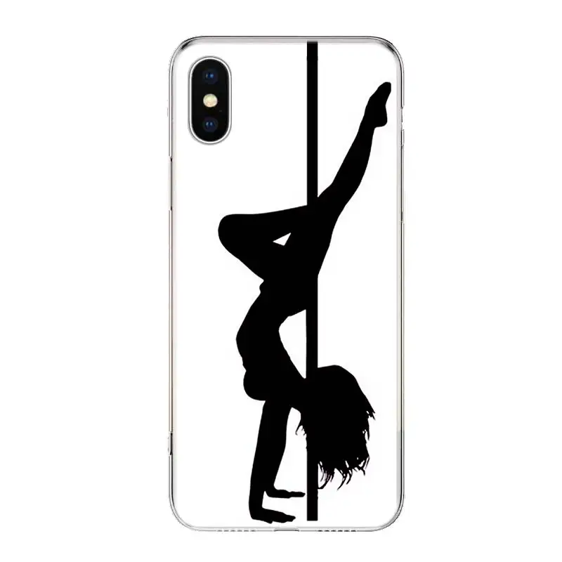 Pole Dancer Girl Silhouettes Phone Case Cover For iPhone 11 12 13 14 15 16 Pro Max Apple X XS XR 7 Plus 8 + Art Customized Funda