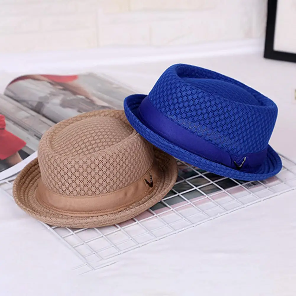 

Jazz Hat, Packable Vacation Sun Hat UV Protection, Breathable Mesh Summer Travel Hat for Women Men Cruise Accessory