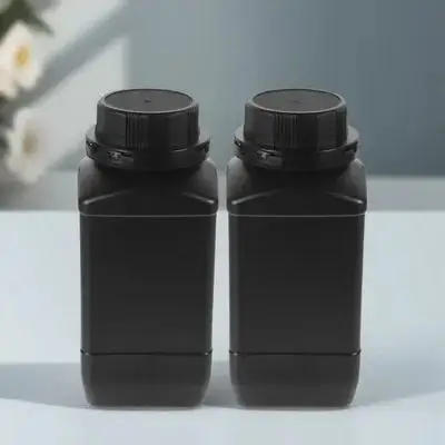 

2pcs 1000Ml Wide Mouth Reagent Bottles Plastic Leakproof Chemical Storage Bottle For Laboratory Liquid Container Sealing Strong