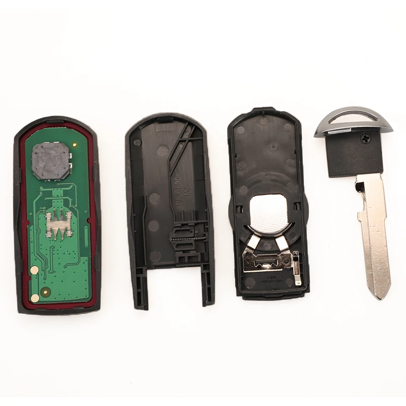 jingyuqin 433Mhz ID49 2/3Buttons Smart Key for MAZDA 2 3 6 CX-5 Atenza Axela 2014+ SKE13E-01 SKE13E-02 Car Remote Control Nologo
