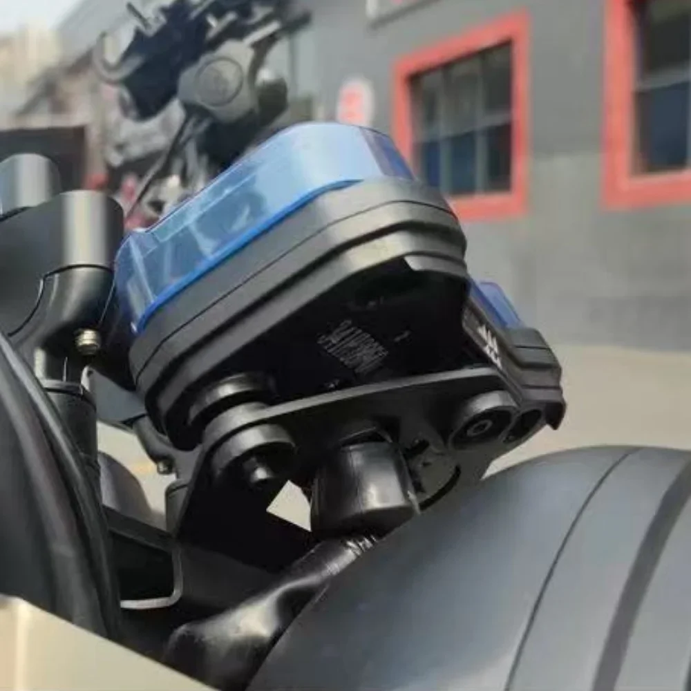 HAOJUE TR300 Plus instrument moving down bracket TR300 refitted Harper headlight bracket fittings nondestructive installation