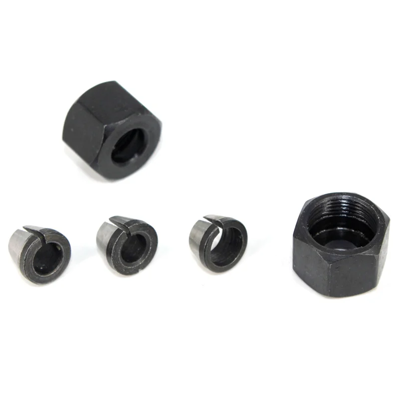 PZHI-16 Stuks Router Spantang Set Chuck Heads Adapter Voor Boren Graveren Trimmen Carving Machine Elektrische Router Frees