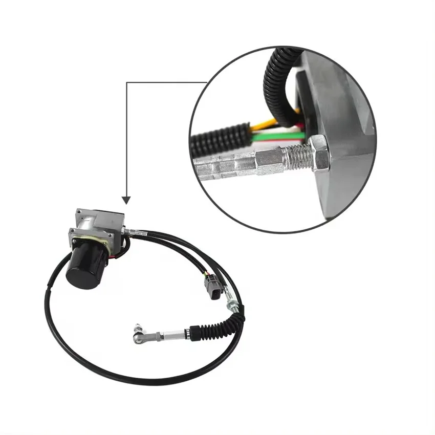 

Throttle Motor Assembly 2523-9014 5 Pins Plug Compatible with Daewoo Doosan Solar 330Lc-V Forestry Machine Dh420-5 Dh300-7