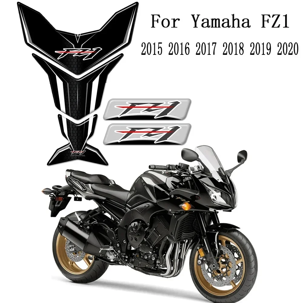 Motocicleta Tanque Pad Proteção Adesivos, Joelho Decal Kit, Case Fairing Fender, Yamaha FZ1, FZ 1, FZ1N, FZ1S, 2015-2020