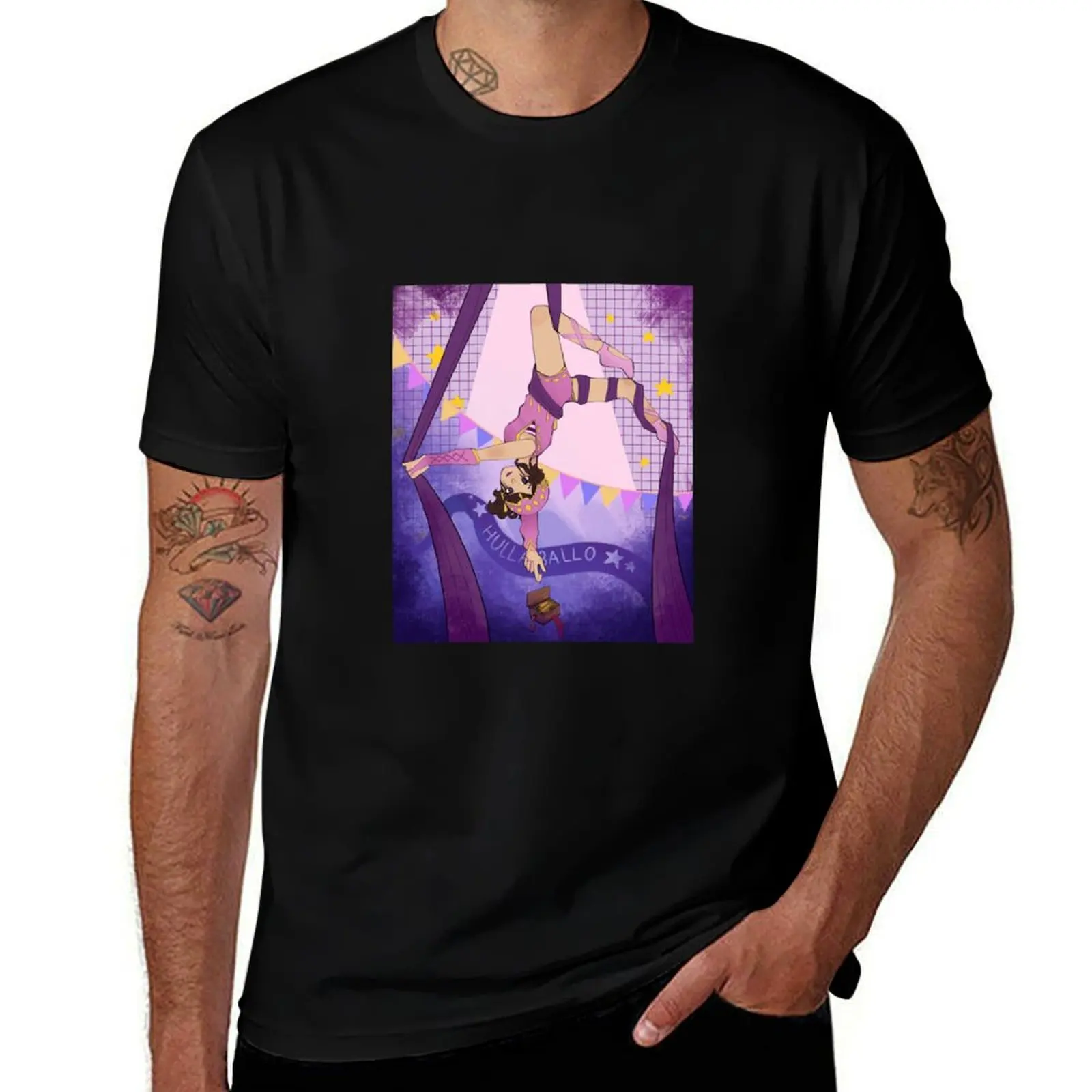 Female Dancer - Margaretha Zelle Aerial Silks T-Shirt Big Size Short Sleeve Tee for Men T-Shirt
