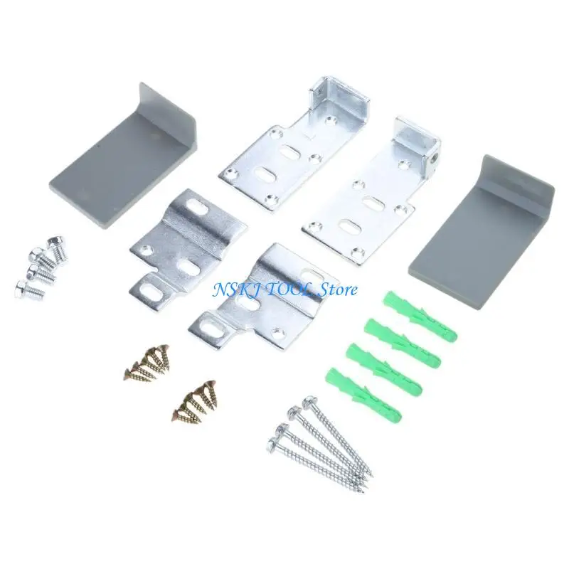 L8RC الدقة وضعت خزانة دعم الأجهزة الرف دعم بين قوسين الثقيلة خزانة أداة معلقة للمطبخ وخزانة الملابس #2