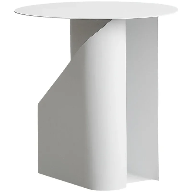 

Bedroom bedside table modern, simple white minimalist, small creative bedside table, light luxury small table