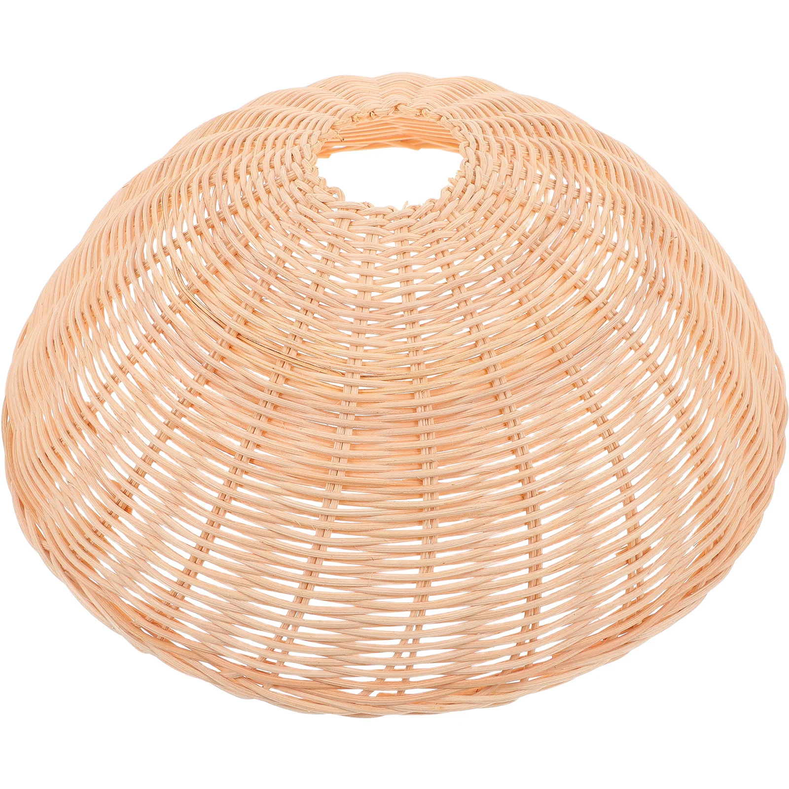 

Rattan Woven Lampshade Durable Stable Material Easy Install Rustic Style Warm Atmosphere Home Bedroom Living Room Decor