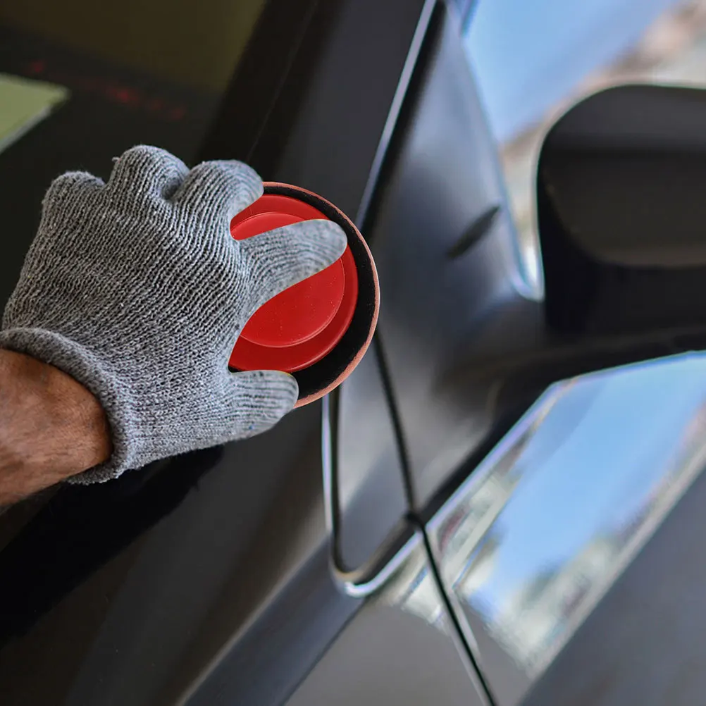 

Waxing Sponge Tool 1 Handle 4 Foam Buffing Polishing Pads Car Wax Applicator Pads Car Cleaning Foam Applicator Pad