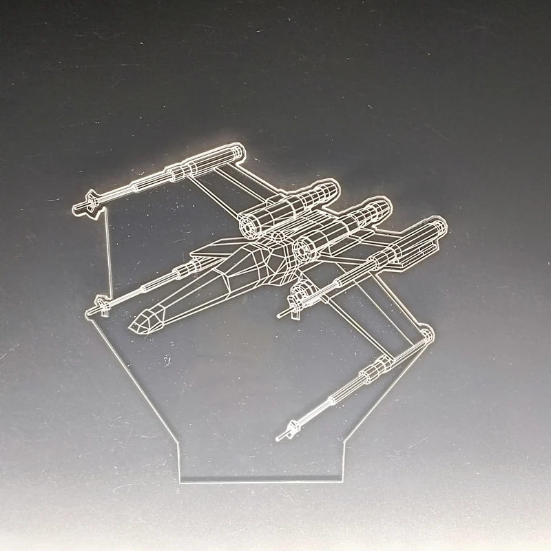 All Car SUV Plane Motor Style Boat Ship Arylic Panel Board Plastic 3D LED Lamp Decor Table Night Light Christmas Party Gift