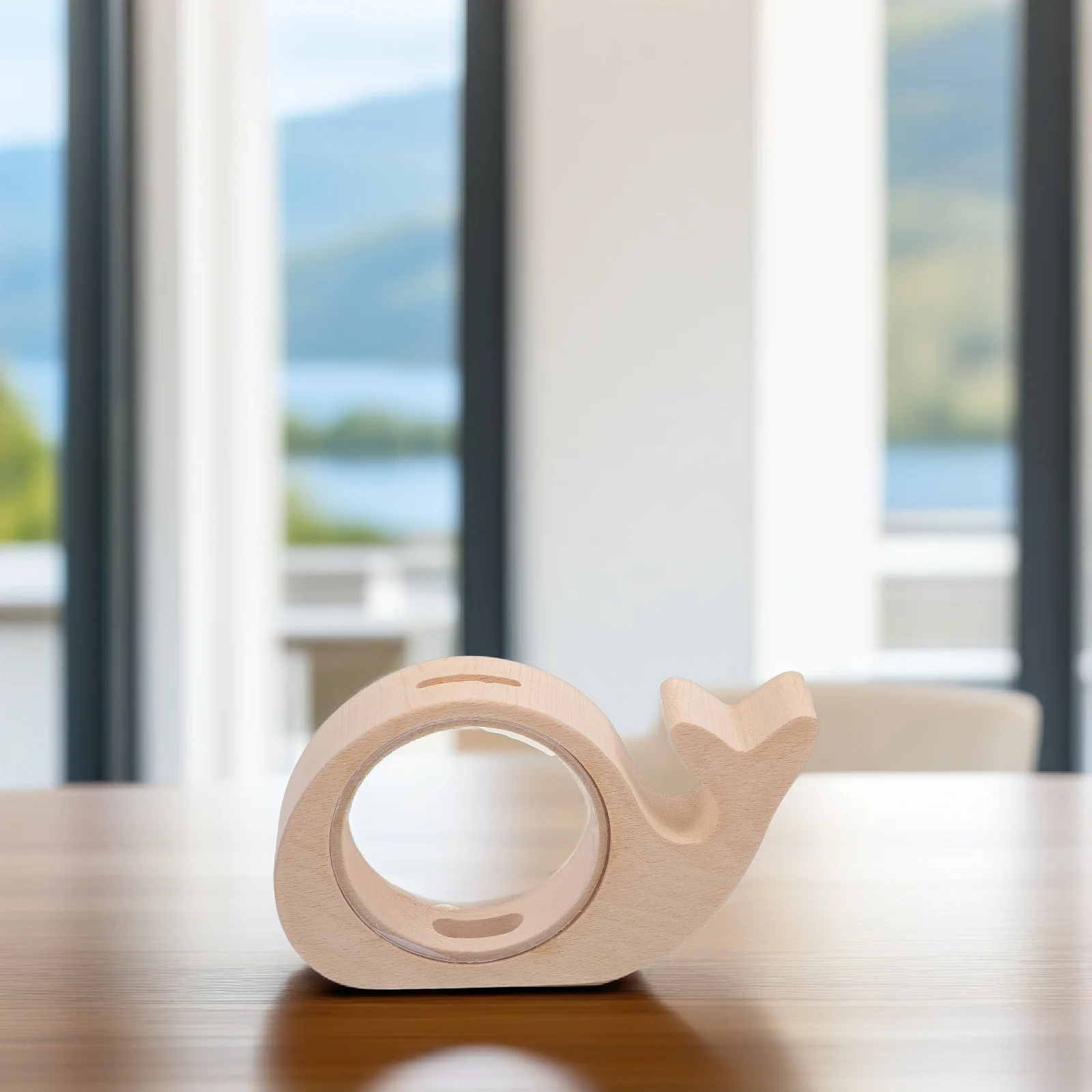 Walvis Vorm Houten Spaarpot Spaarpot Decoratieve Muntcontainer Kinderen Besparing Gift Home Spaarpot Spaarpot Home Decor