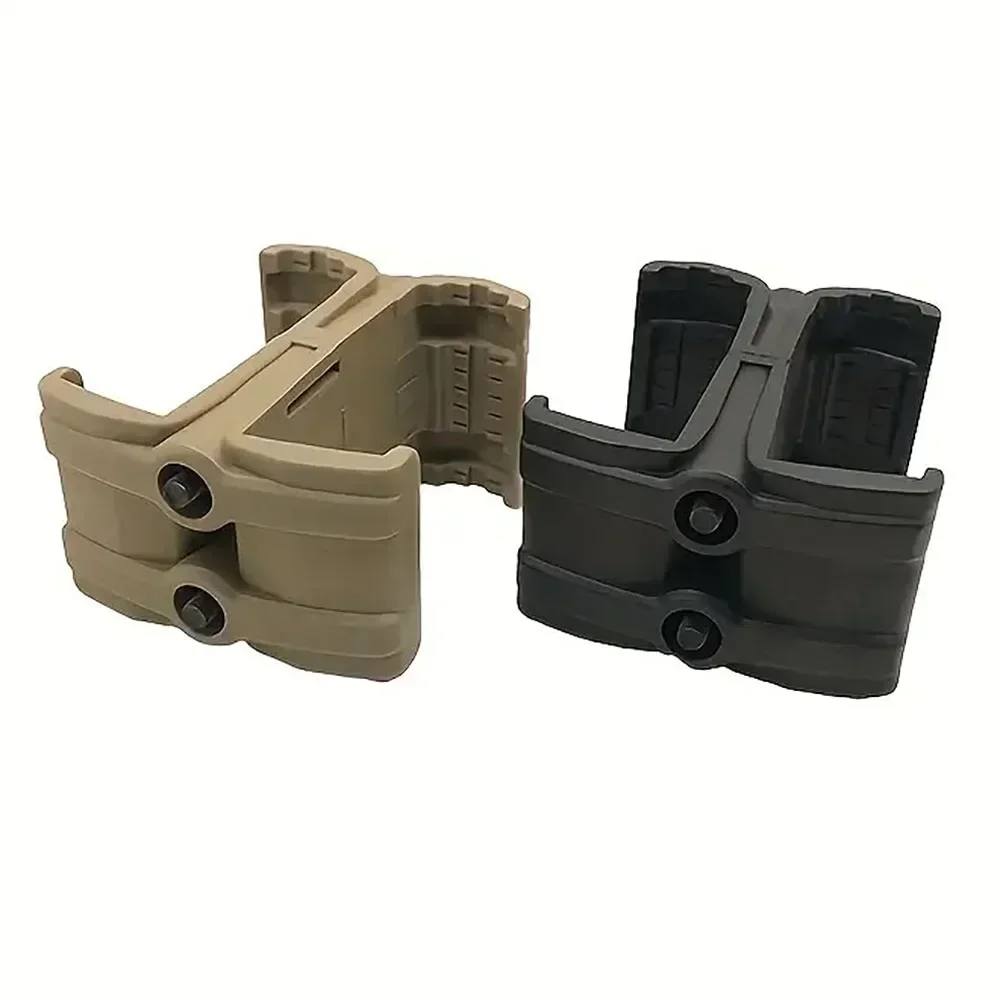 2025 Universele Clip Rifle Dual Parallel Magazine voor AK AR15 M4 Mag595 Airsoft Link Ronde Cartridge Speed Loader Gun accessoires