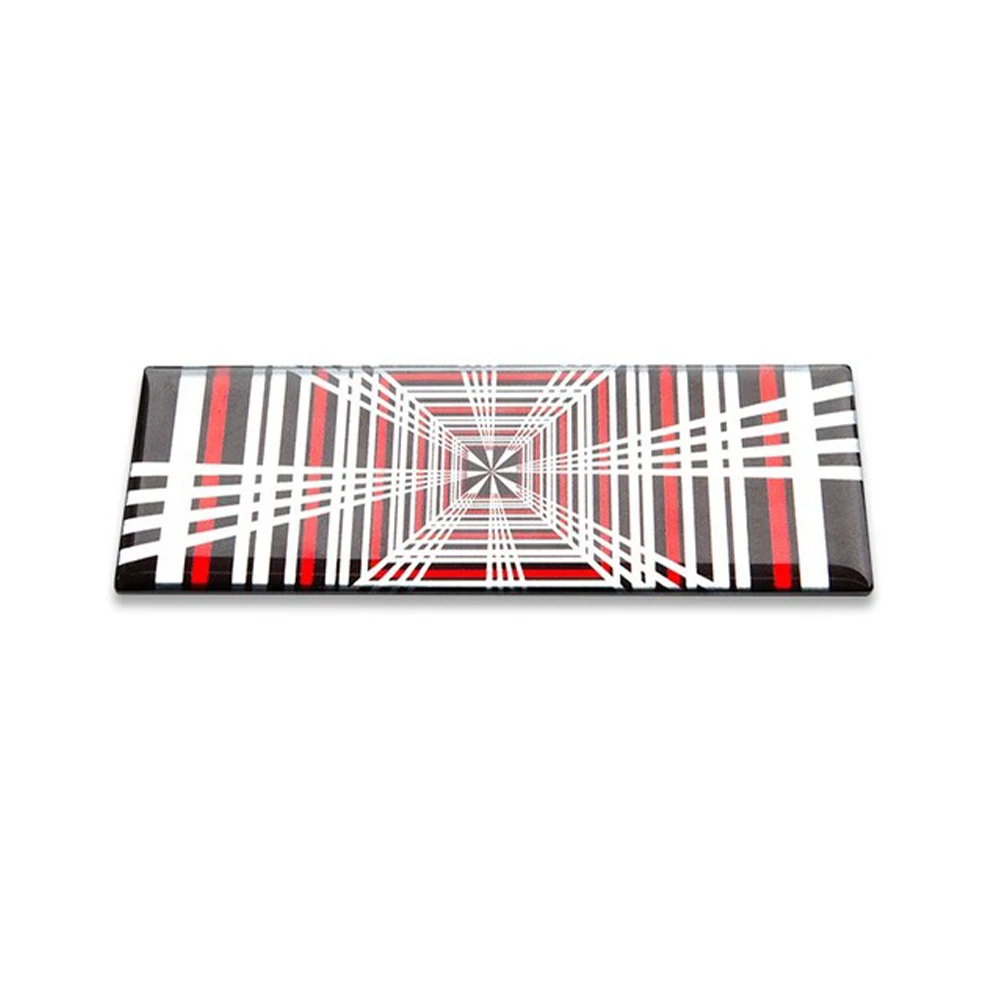 Auto PLAID Emblem Heckklappe Aufkleber Grid Aufkleber Abzeichen Auto Aluminium Brief Dekoration für Tesla Modell 3 S X Y 2023 Zubehör