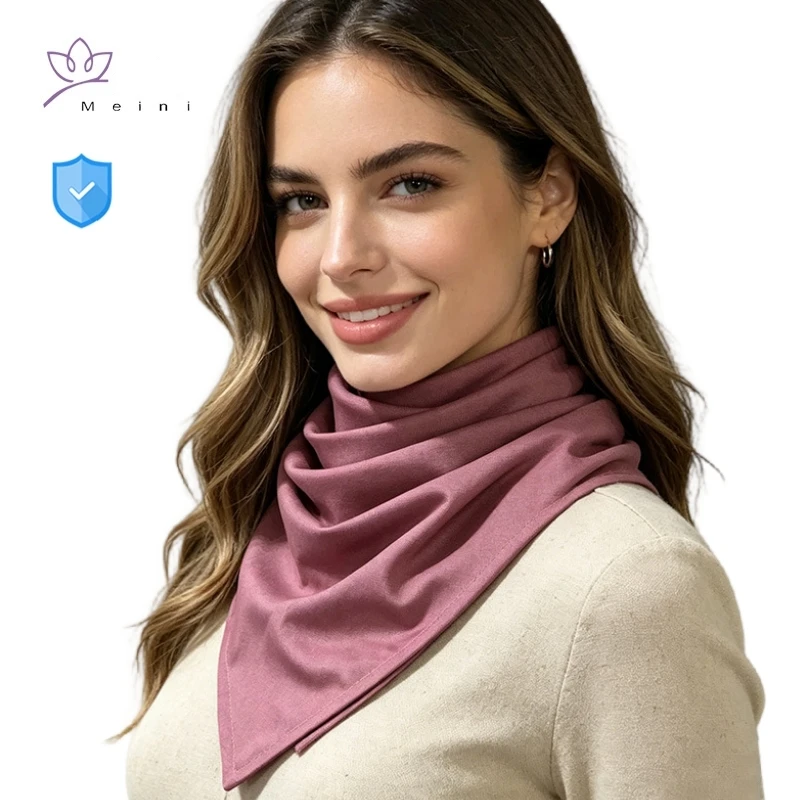 Electromagnetic radiation protective 50% silver fiber fabric scarf 5g communication, monitoring room EMR shielding scarfs