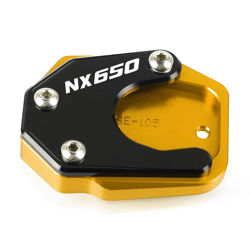 FOR HONDA NX650 Dominator All Year Motorcycle 2022 2021 Kickstand Enlarge Extension Support Plate Pad NX650 DOMINATOR 2024 2023 view 2