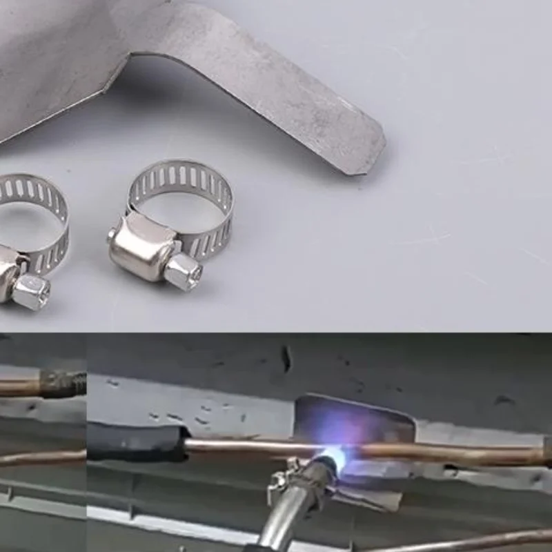 

Gas Torch Welding Heat Shield Flexible Fire Protective Plate for Pipe Joint Soldering in Air Conditioners