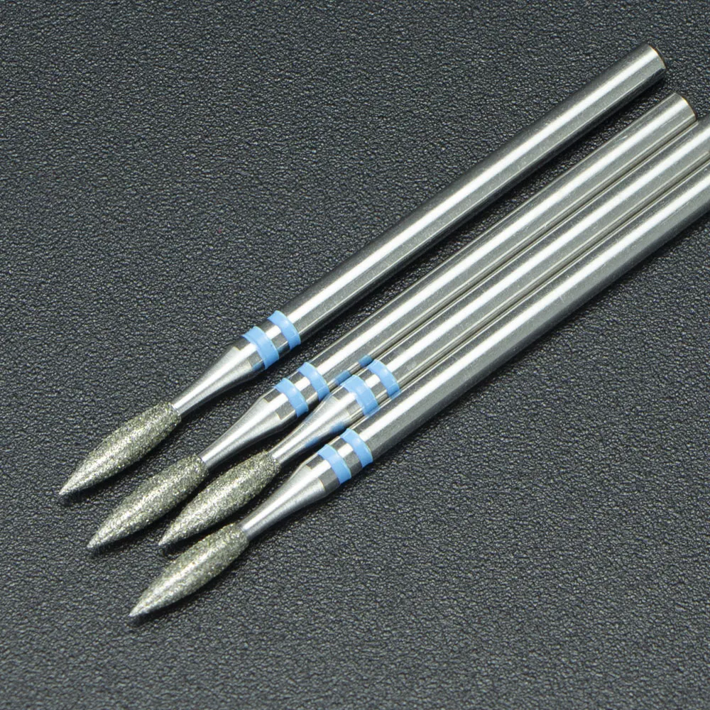 10 Stück/Set Diamant-Nagelbohrer, Nagelhautentferner für elektrische Bohrmaschinen, Maniküre, Pediküre, Polieren, Nagelkunst-Werkzeug, Bohrer – Detail 2