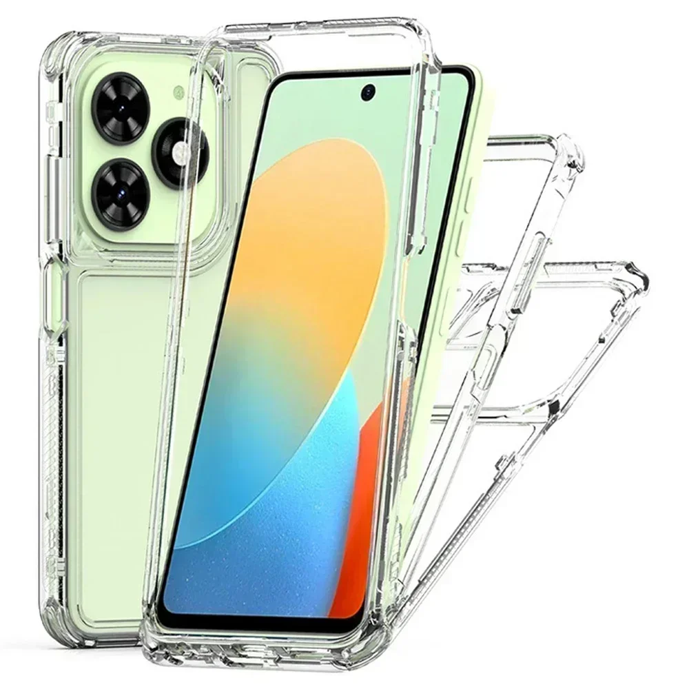 

For ZTE Axon 50 60 Lite 5G Transparent Case For ZTE Blade V50 Design 4G Bumper Back Cover Blade V50 Smart V60 Vita A73 A34 Funda