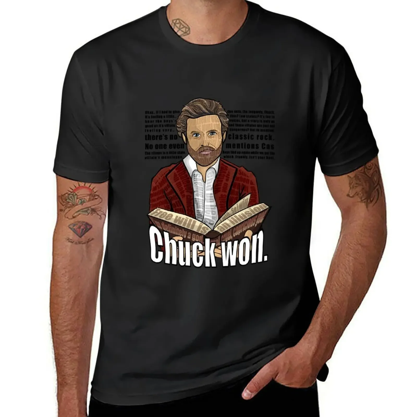 Chuck Won T-Shirt rapper graphic tees graphic tee shirt graphics men clothing