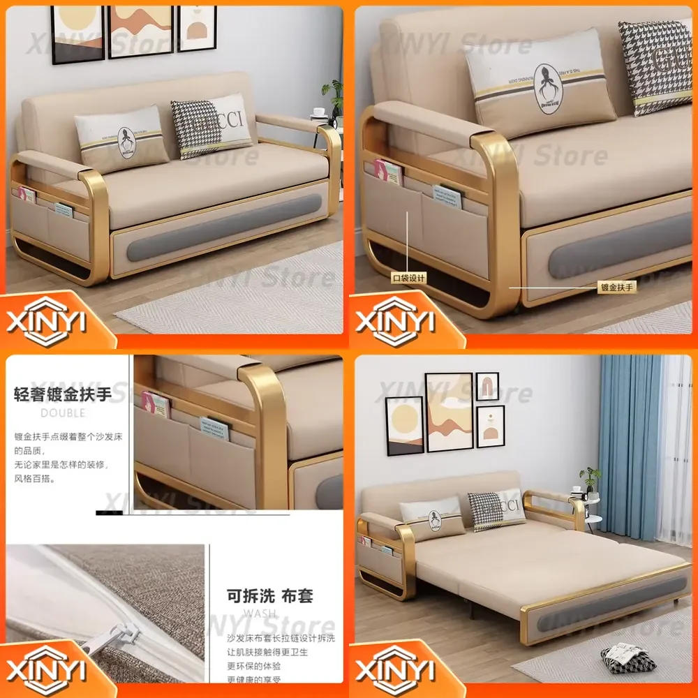 Foldable Reclining Sofa for Home Furniture Sleeping Relax Living Room Sofacamas Plegables Multifuncional Sofa Bed Convertible