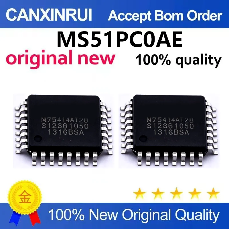 (5pcs-100pcs)Brand new original MS51PC0AE 51PC0AE SMT QFP32 microcontroller chip IC
