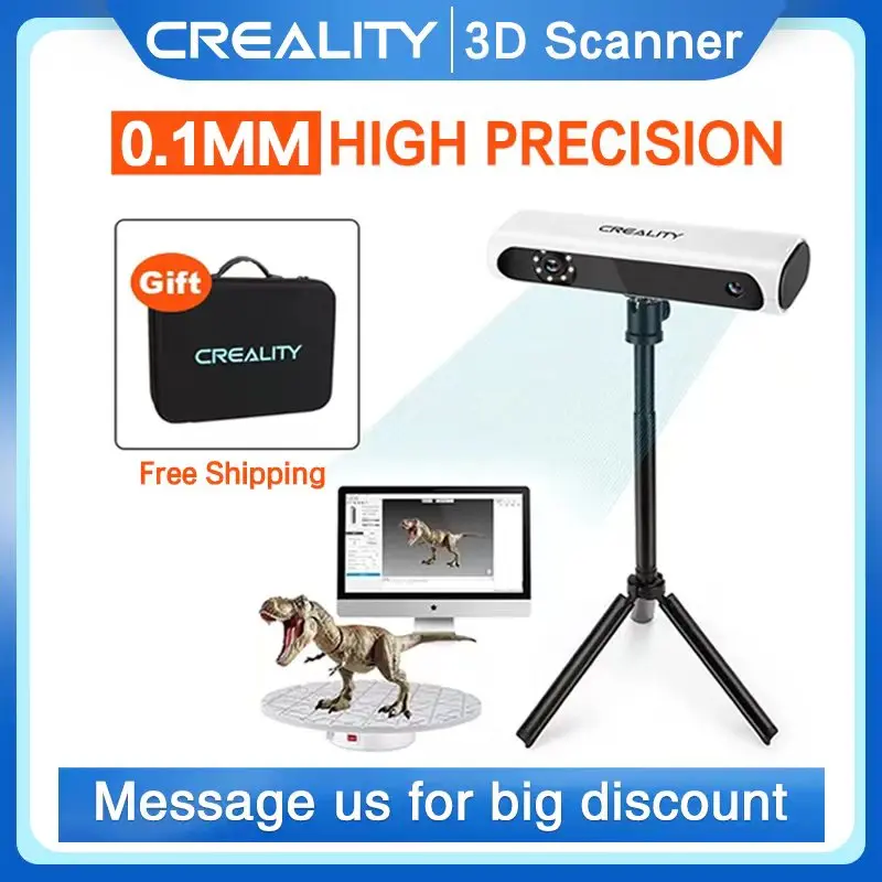 

Creality CR-Scan 01 3D Scanner High Precision Automatic Matching Upgraded Combo 3D Printer Industrial Kit Support OBJ/STL Output