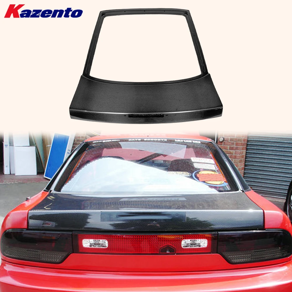 

For Nissan Silvia S13 180SX OE Style Carbon Fiber Rear Hatch Tailgate Trunk( Ocean freight is favorable, welcome to inqury)