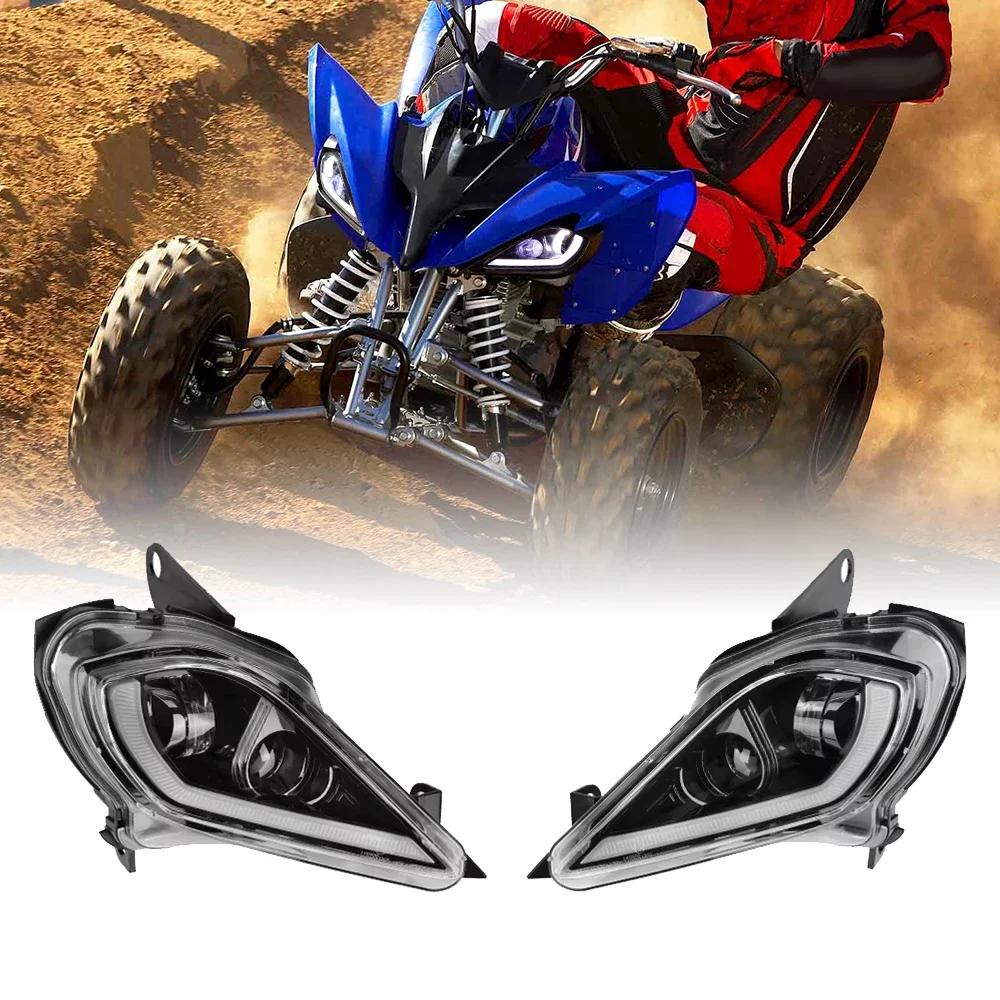 

ATV E24 Turn Signal Streaming Light for Yamaha Raptor 700R 700 YFZ450 YFZ450R YFZ450X Wolverine 450 350 2006-2025 LED Headlight