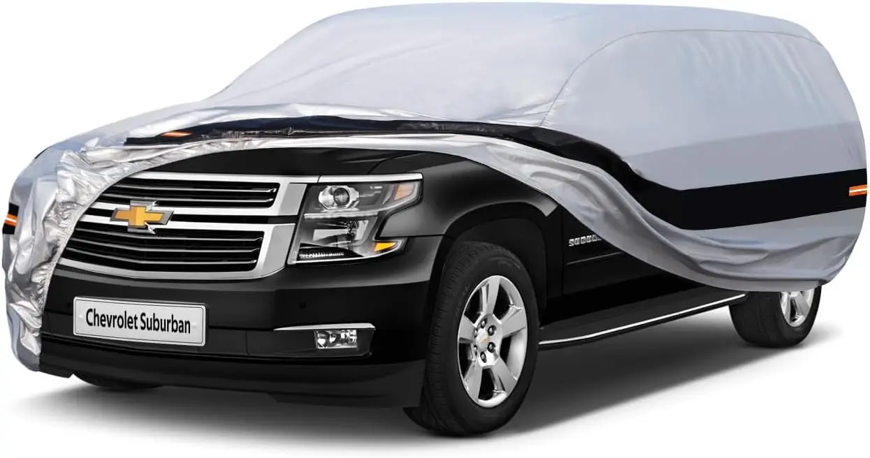 

10-Layer SUV Car Cover for Chevy Suburban (1973-2024) - Waterproof, All-Weather Protection
